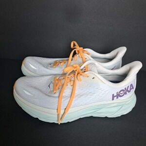 Hoka One One Clifton 8 Women's Running Shoes Sz 8.5B F27221L White